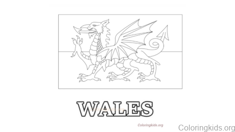 Wales flag world cup