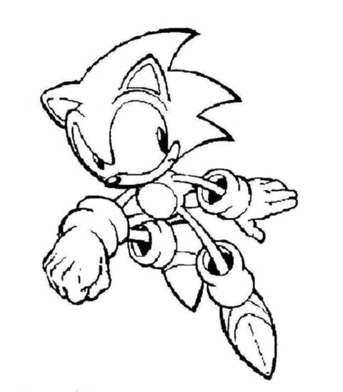 Sonic Coloring Pages (2)