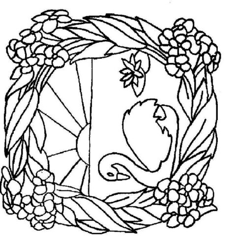 Swans-coloring-page-3