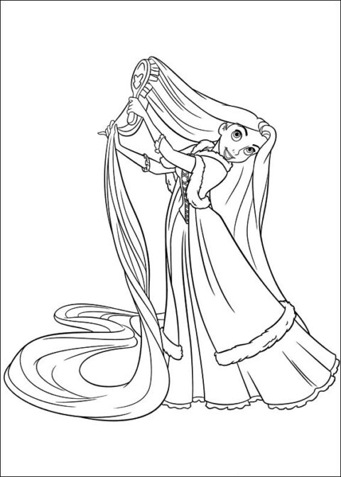 Tangled Coloring Pages (4)
