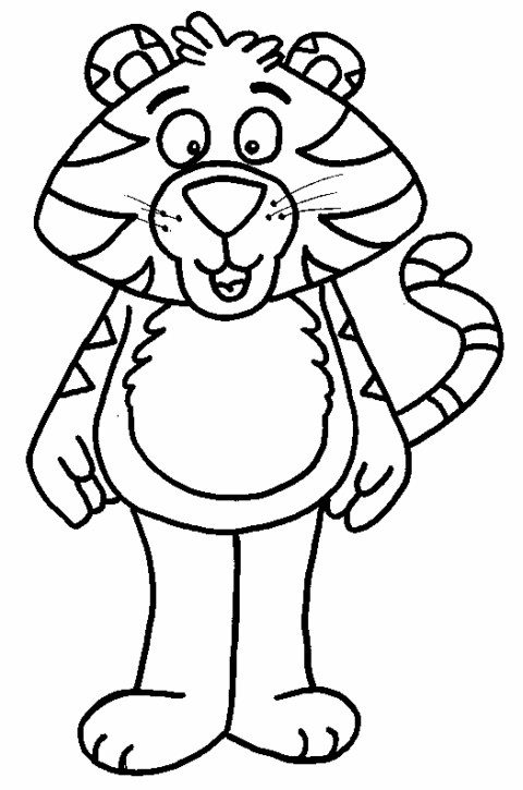 Tigers Coloring Pages