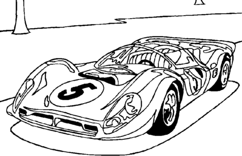 Sport Car Coloring Pages –
