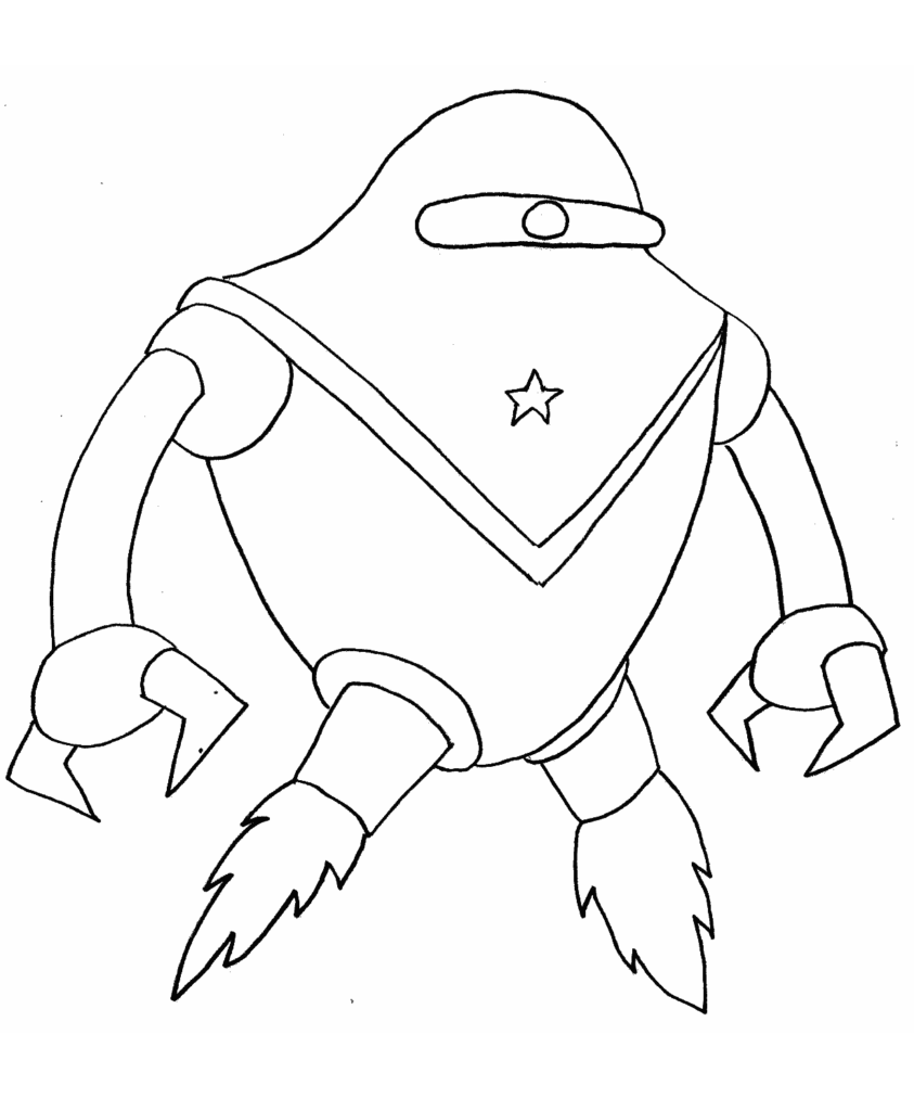 Alien Coloring Pages - Coloringkids.org