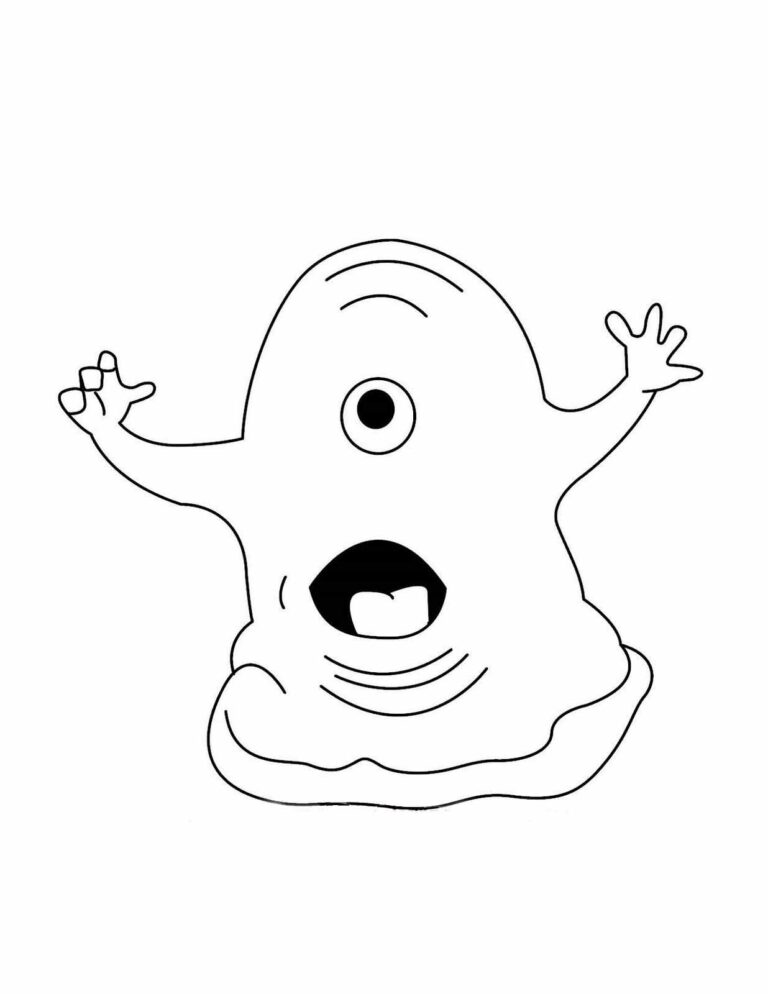 Alien Coloring Pages - Coloringkids.org