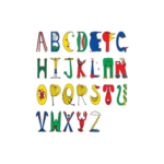 alphabet coloring for kids