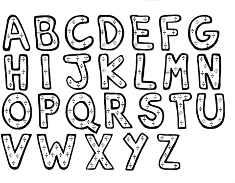 Alphabet Coloring Pages (2)