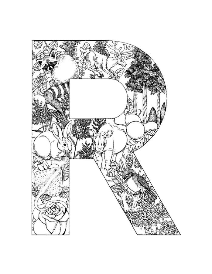 Alphabet Coloring Pages 9 Coloringkids