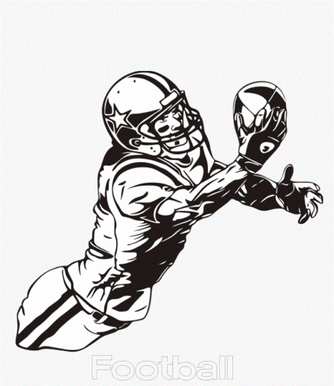 American Football Coloring Pages (2)