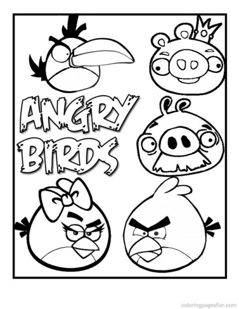 Angry Birds Coloring Pages (13)