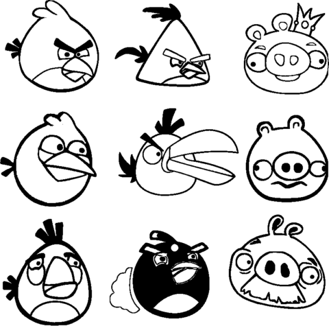 Angry Birds Coloring Pages (3)