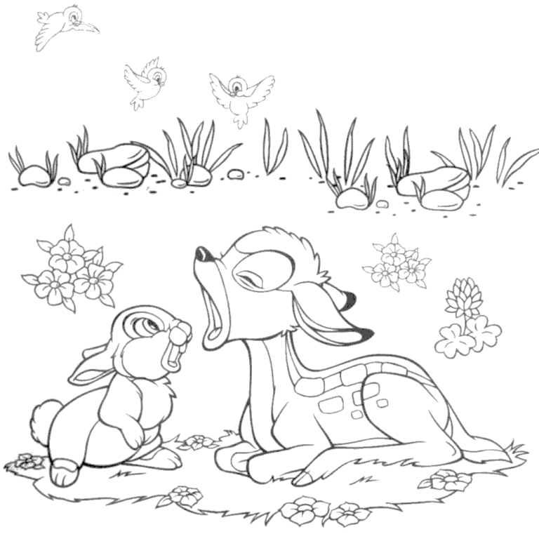 Bambi Coloring Pages - Coloringkids.org