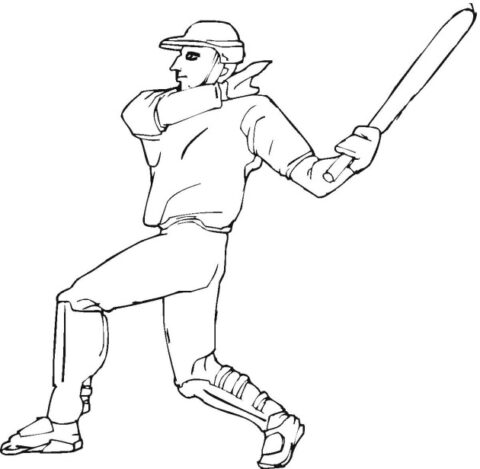 Baseball Coloring Pages (10)