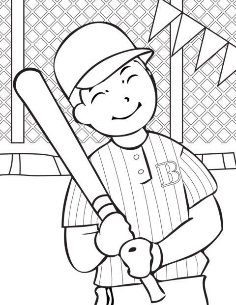 Baseball Coloring Pages (15)