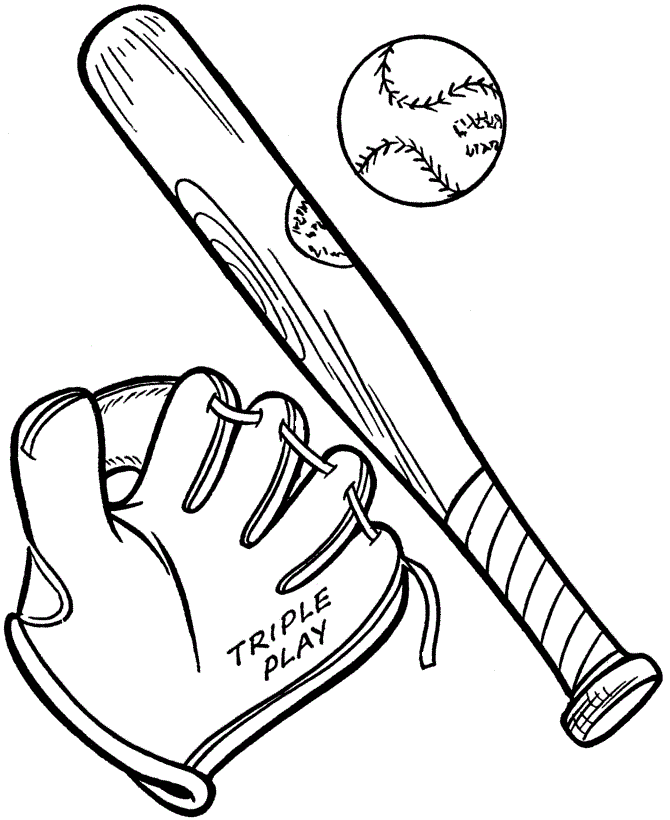 Baseball Coloring Pages Printable