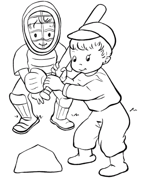 Baseball Coloring Pages (19)