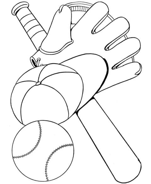 Baseball Coloring Pages (3)