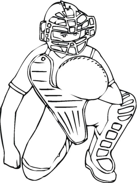 Baseball Coloring Pages (6)
