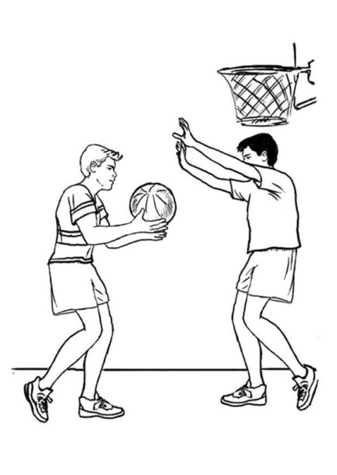 Basketball Coloring Pages (1)