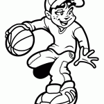 Basketball Coloring Pages (8) - Coloring Kids