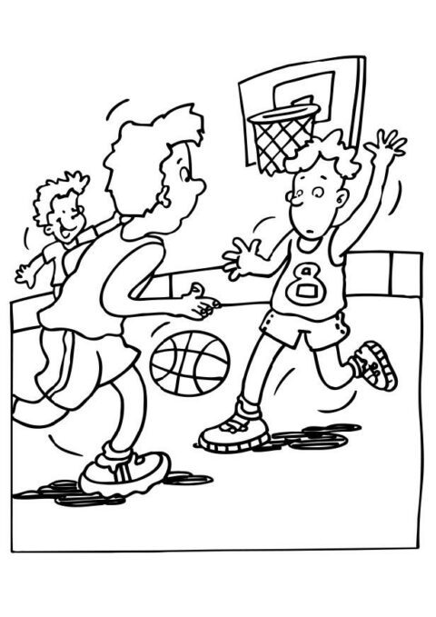 Basketball Coloring Pages (2)
