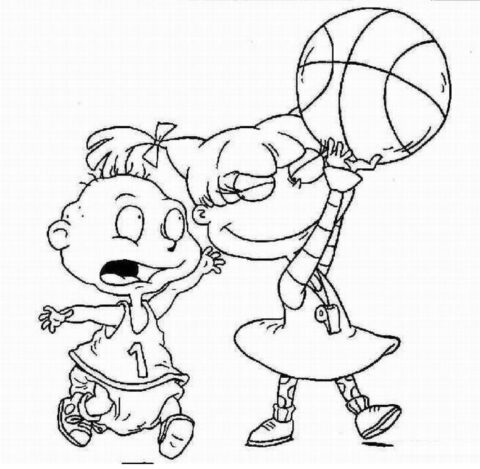 Basketball Coloring Pages (5)