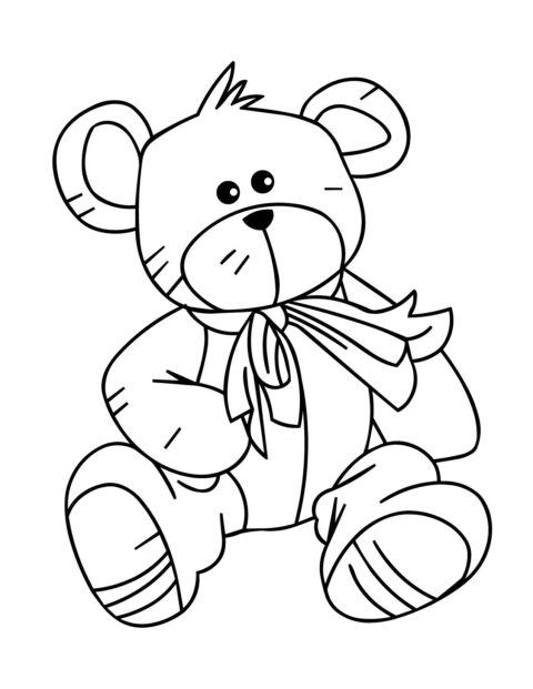 Bear Coloring Pages (7)