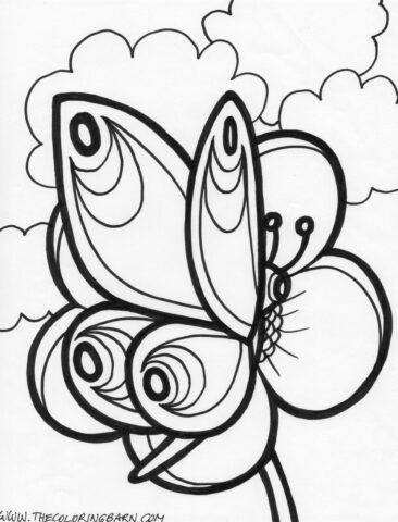Butterfly Coloring Pages (2)