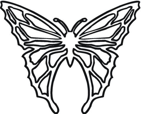 Butterfly Coloring Pages (34)