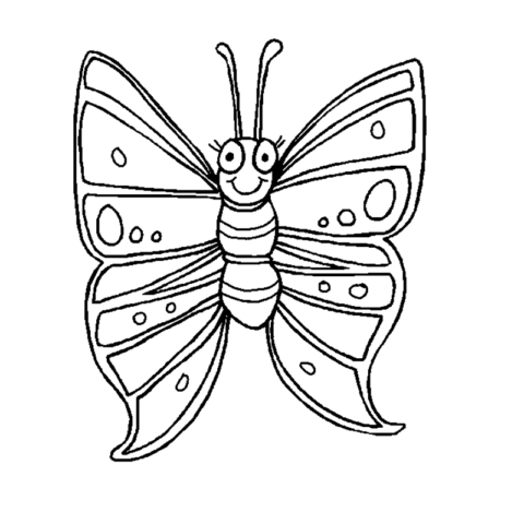Butterfly Coloring Pages (5)