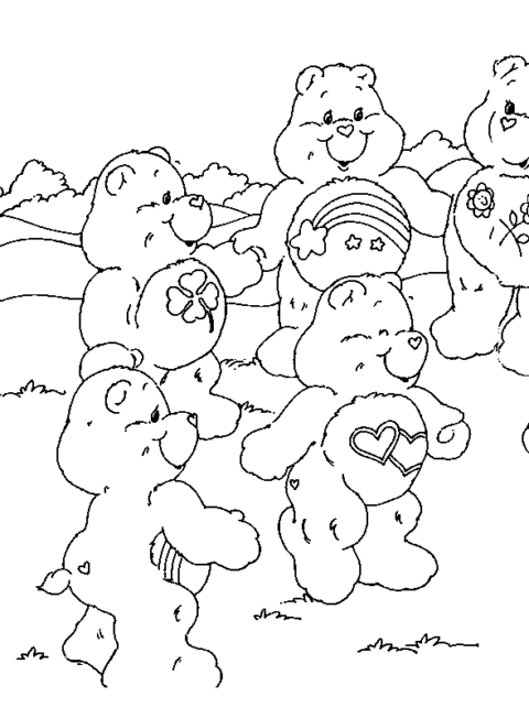 Care Bears Coloring Pages (3)