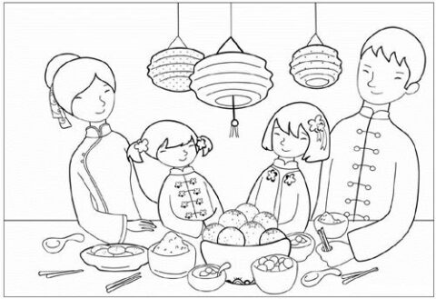 Chinese new year colors | coloring pages for adults,coloring pages …