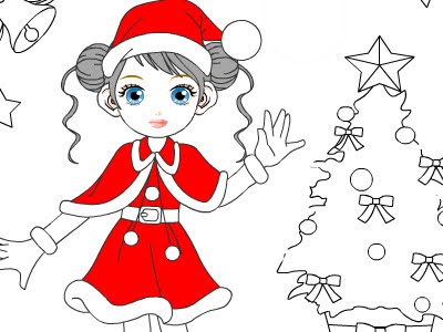 Christmas Coloring Cards Design Ideas (1)