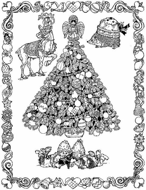 Christmas Coloring Cards Design Ideas (9)