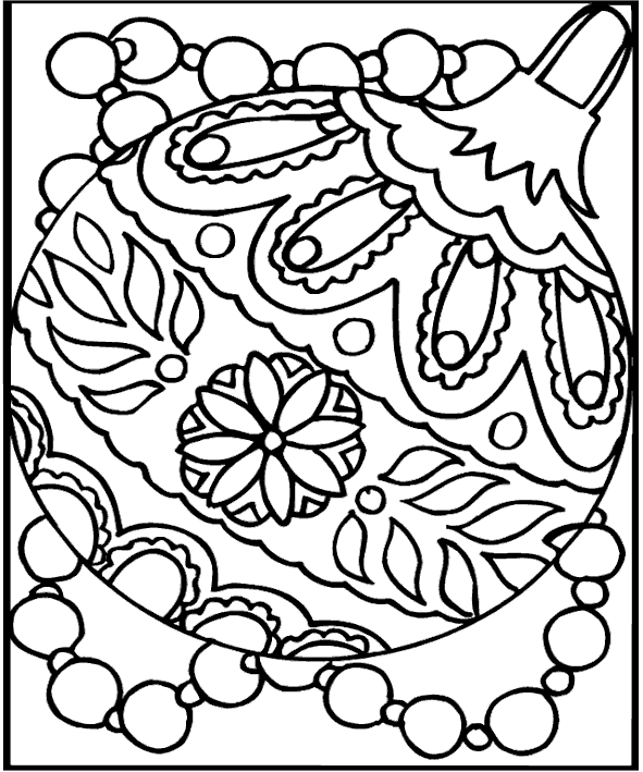 Christmas Coloring Pages (4) Coloring Kids - Coloring Kids