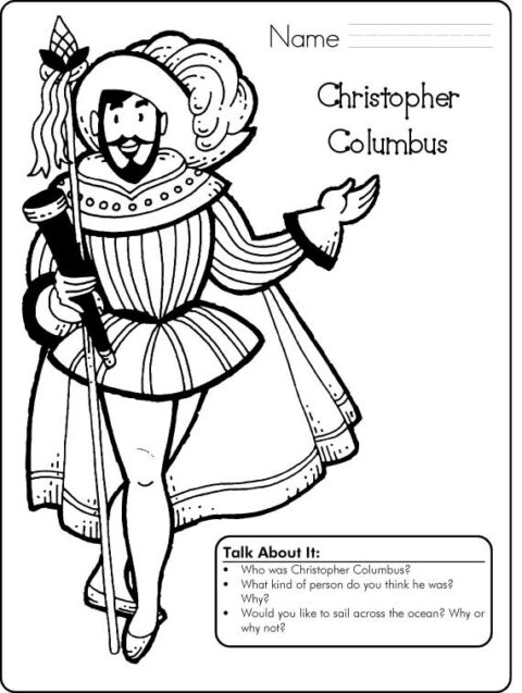 Columbus Day Coloring Pages (2)