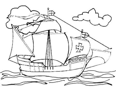 Columbus Day Coloring Pages (6)