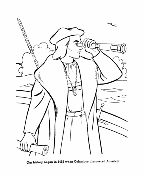 Columbus Day Coloring Pages (9)