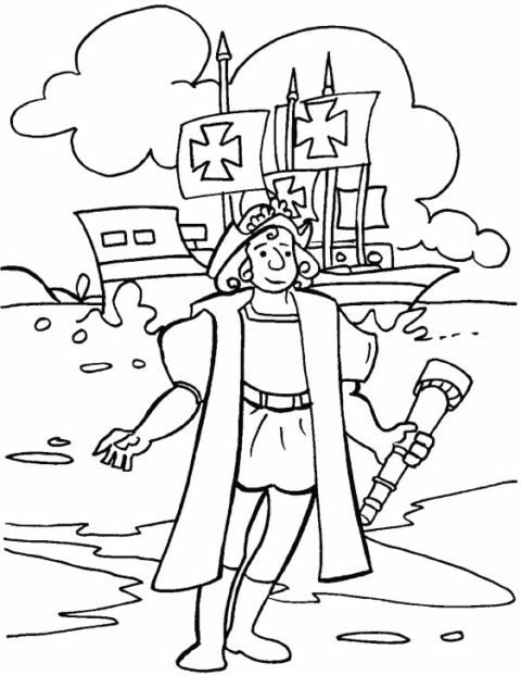Columbus Day Coloring Pages (9)