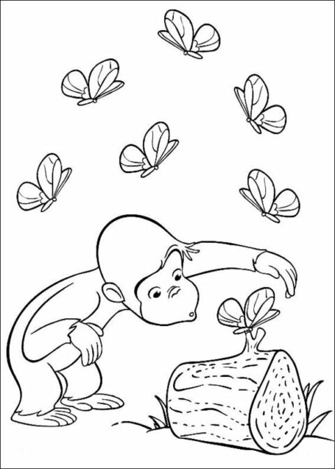 Curiose George Coloring Pages (13)