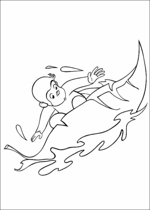 Curiose George Coloring Pages (15)