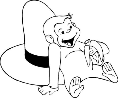 Curiose George Coloring Pages (17)