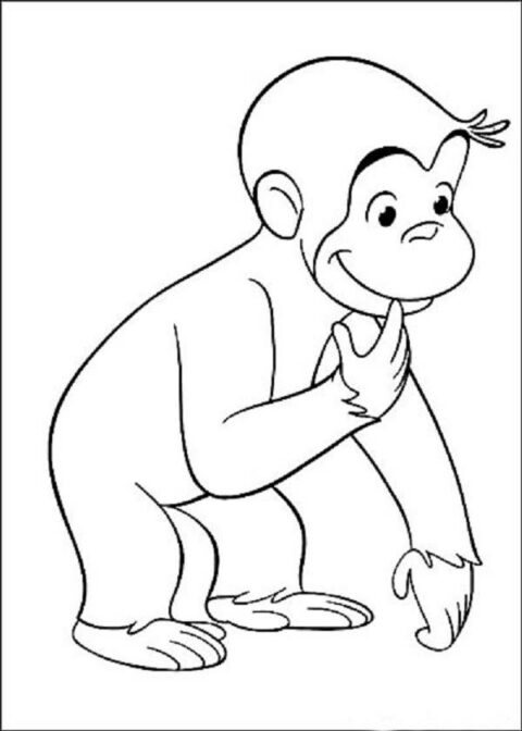 Curiose George Coloring Pages (18)