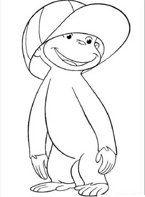 Curiose George Coloring Pages (2)