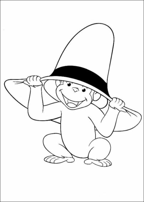 Curiose George Coloring Pages (20)