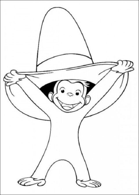 Curiose George Coloring Pages (21)