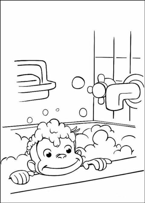 Curiose George Coloring Pages (22)