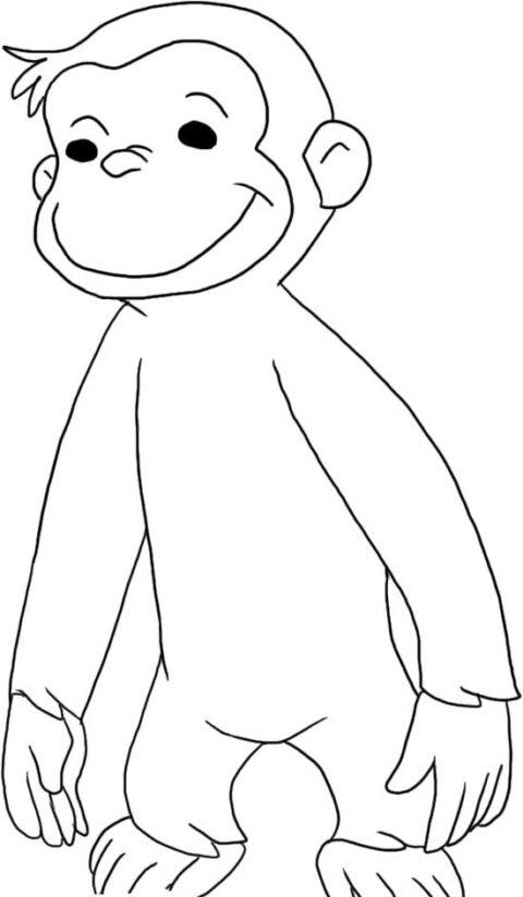 Curiose George Coloring Pages (3)