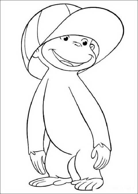 Curiose George Coloring Pages (6)