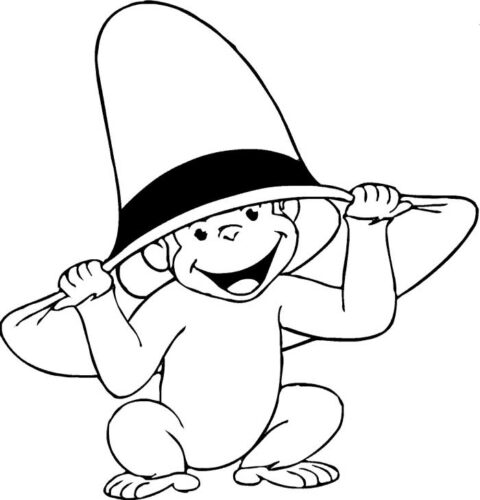 Curiose George Coloring Pages (9)