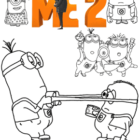 Despicable Me Coloring Pages (6) Coloring Kids - Coloring Kids